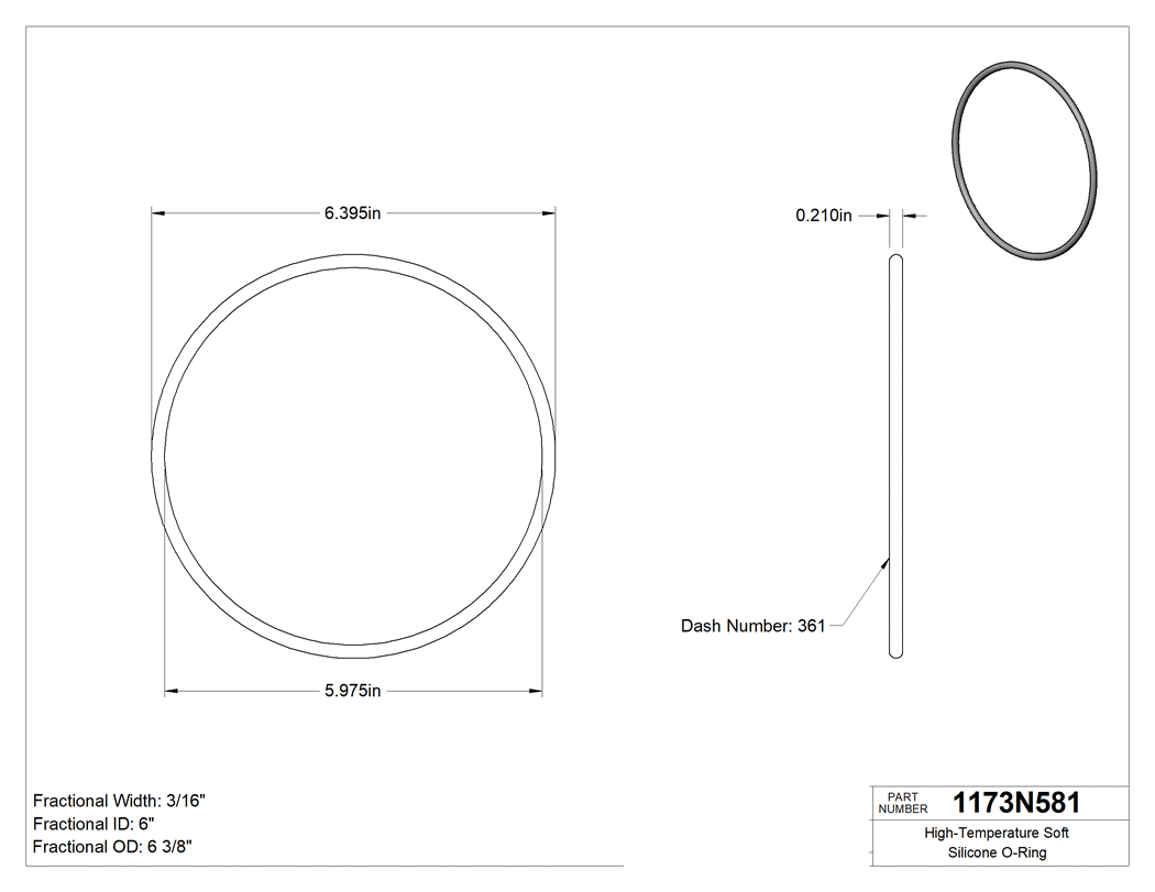 Technical drawing - 1173N581